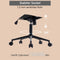 YOUTASTE Bürostuhl Ergonomisch, Schreibtischstuhl Höhenverstellbar, Bürostuhl mit PU-Leder & Rollen, Drehstuhl Wippfunktion, Computerstuhl 136 kg Belastbar, Khaki