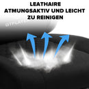 GTPLAYER Gaming Stuhl Ergonomischer Gaming Sessel Schreibtischstuhl mit Stoffoberfläche, Federsitzkissen, Verbindungsarmlehnen und Fußstütze hellschwarz