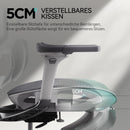 Hbada E3 Pro Ergonomischer Bürostuhl mit 3-Zonen dynamischer Lendenwirbelstütze, 4D verstellbare Kopfstütze, 6D-Armlehnen verstellbar, Schreibtischstuhl mit Fußstütze, Grau