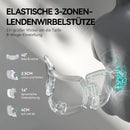 Hbada E3 Pro Ergonomischer Bürostuhl mit 3-Zonen dynamischer Lendenwirbelstütze, 4D verstellbare Kopfstütze, 6D-Armlehnen verstellbar, Schreibtischstuhl mit Fußstütze, Grau