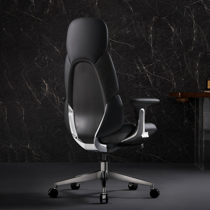 Nyla Chefsessel aus Leder für das Büro
