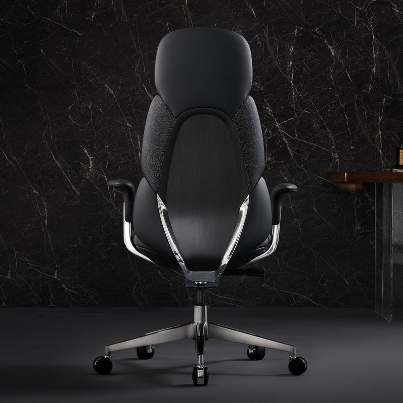 Nyla Chefsessel aus Leder für das Büro