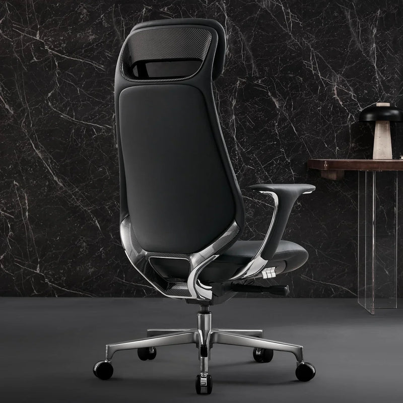 Neta Chefsessel aus Leder für das Büro