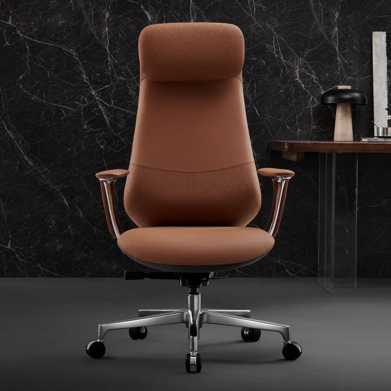 Neta Chefsessel aus Leder für das Büro