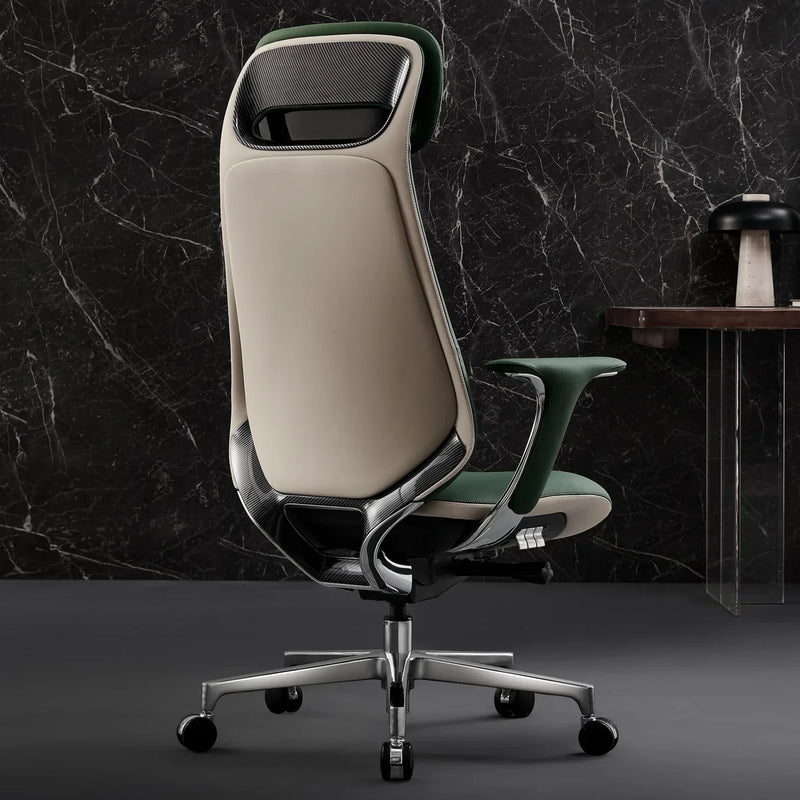 Neta Chefsessel aus Leder für das Büro