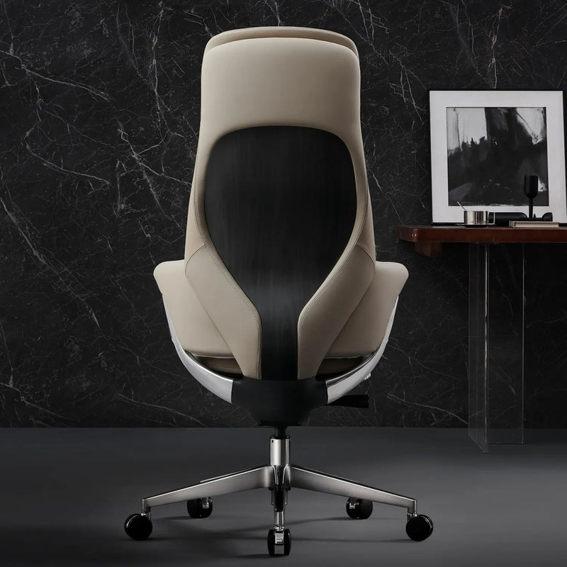 Norris Chefsessel aus Leder für das Büro
