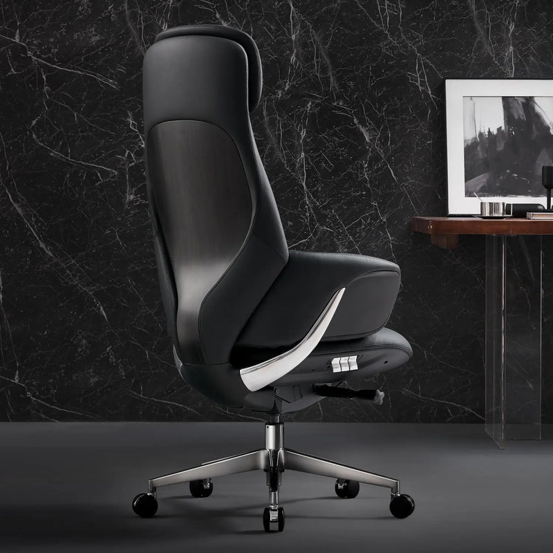 Norris Chefsessel aus Leder für das Büro