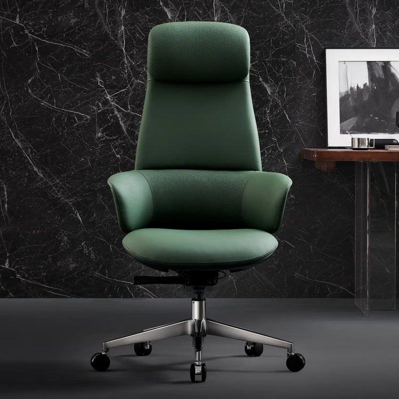 Norris Chefsessel aus Leder für das Büro