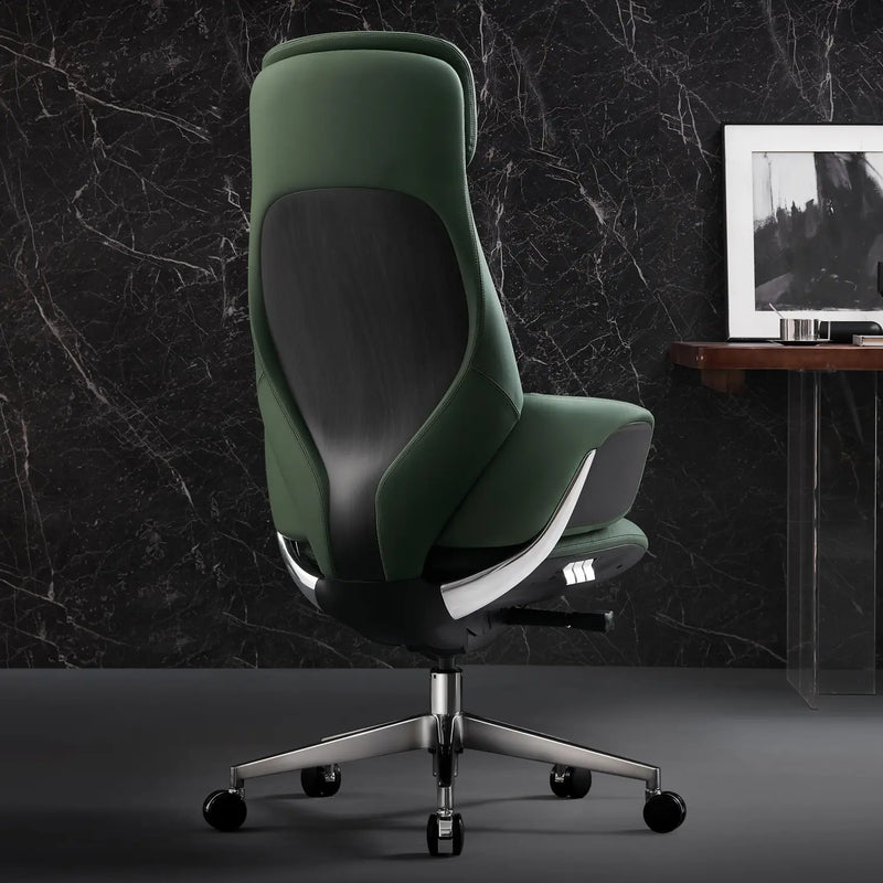 Norris Chefsessel aus Leder für das Büro