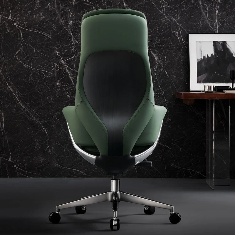 Norris Chefsessel aus Leder für das Büro