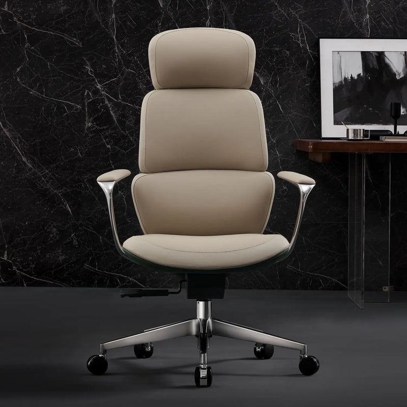 Nolan Chefsessel aus Leder für das Büro