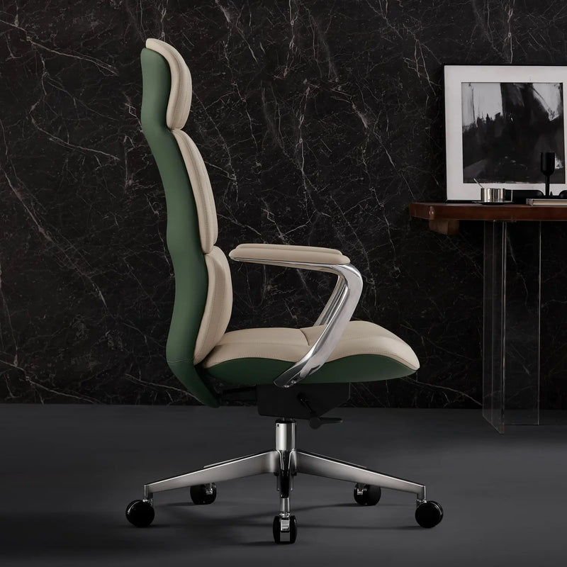 Nolan Chefsessel aus Leder für das Büro