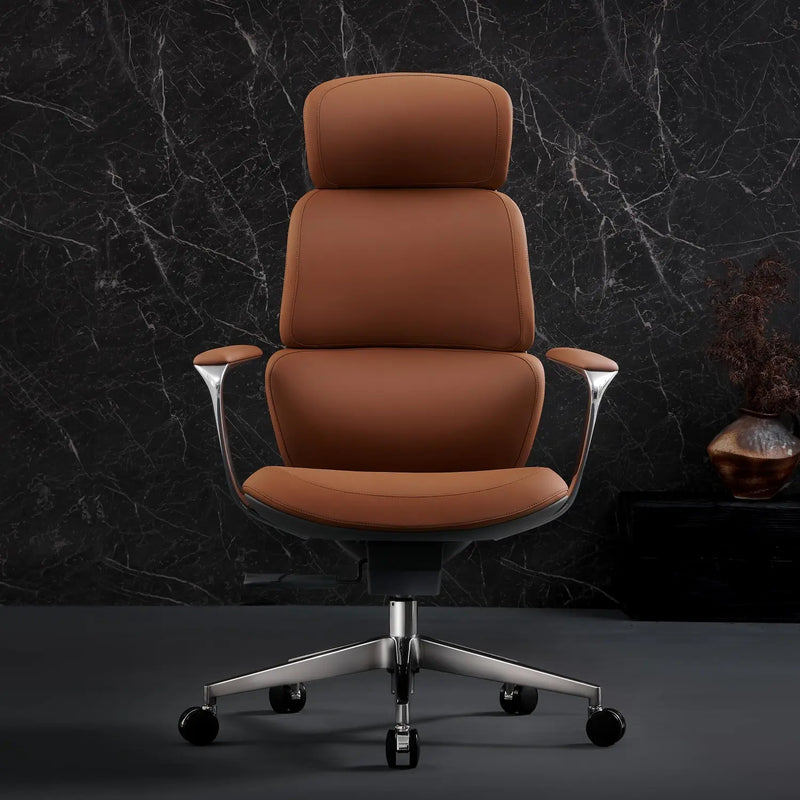 Nolan Chefsessel aus Leder für das Büro