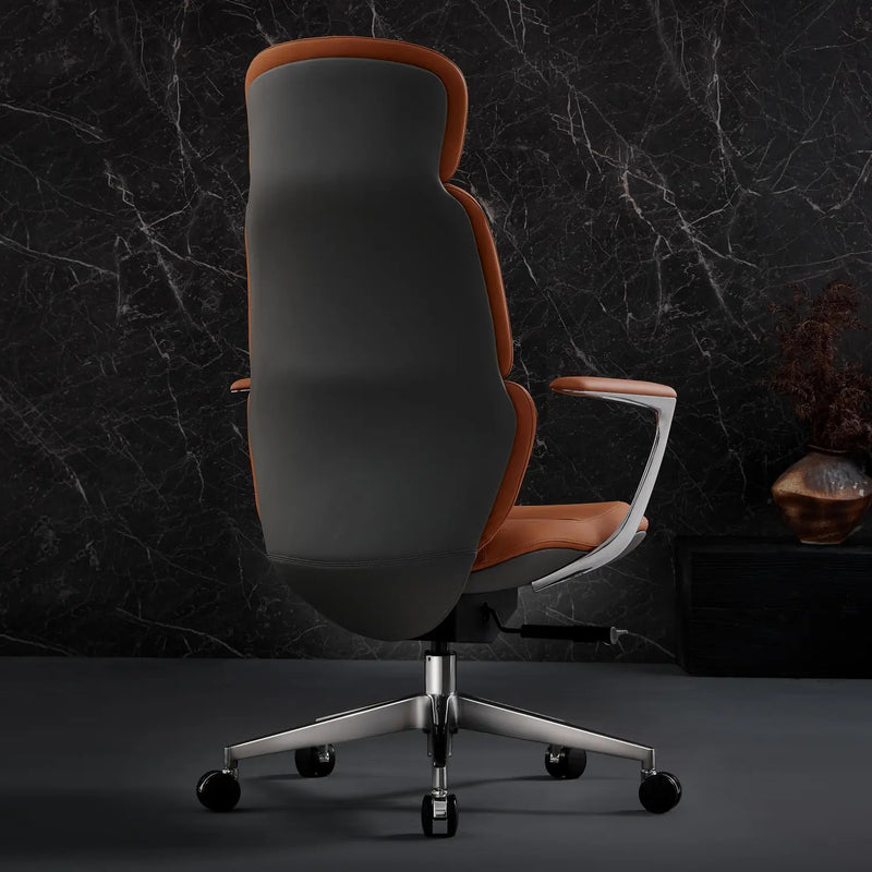Nolan Chefsessel aus Leder für das Büro