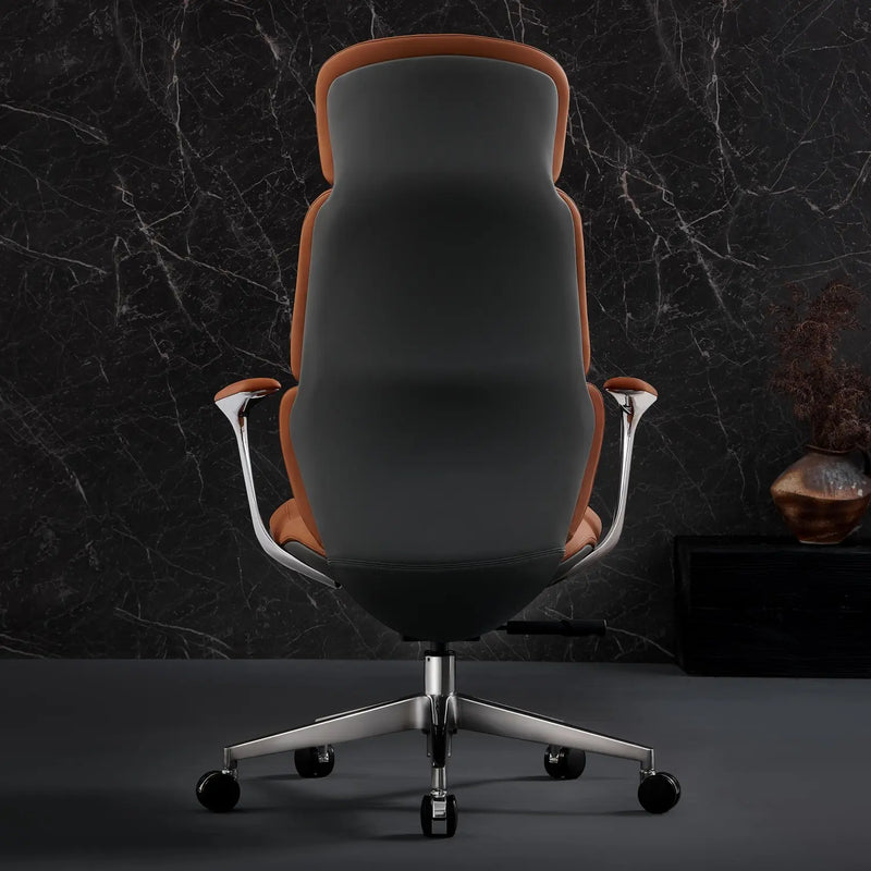 Nolan Chefsessel aus Leder für das Büro
