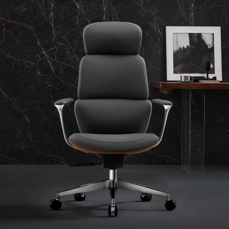 Nolan Chefsessel aus Leder für das Büro